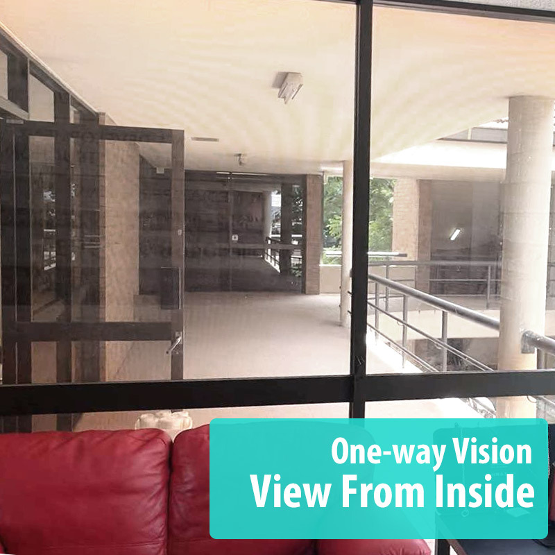 One Way Vision Glass Sticker