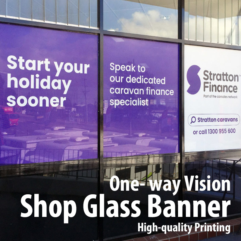 One Way Vision Glass Sticker