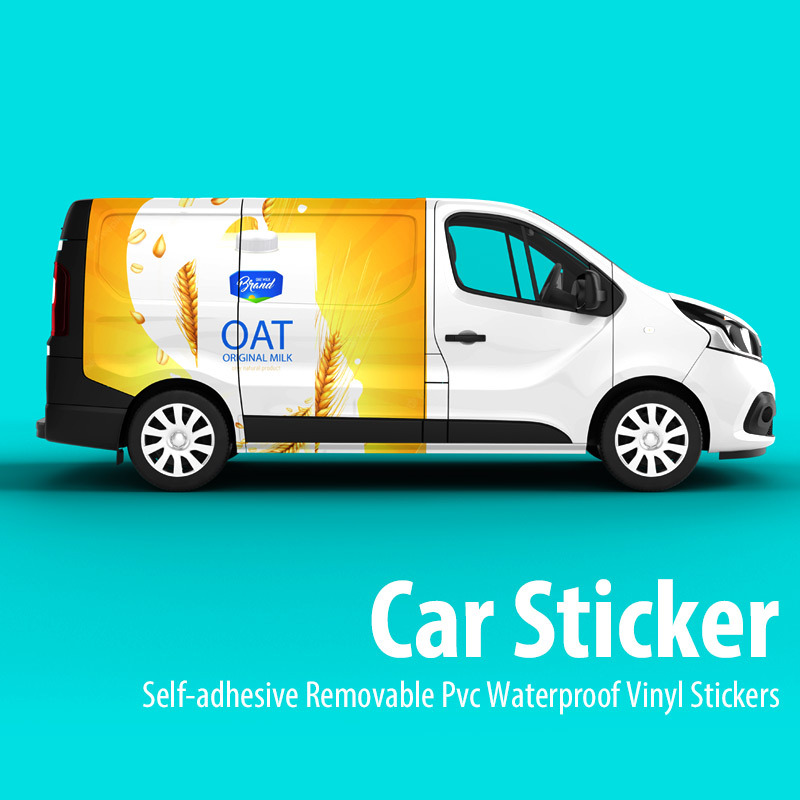Car sticker. Long term sticker self-adhesive Removable Pvc Waterproof Vinyl Stickers For Outdoor Advertising
