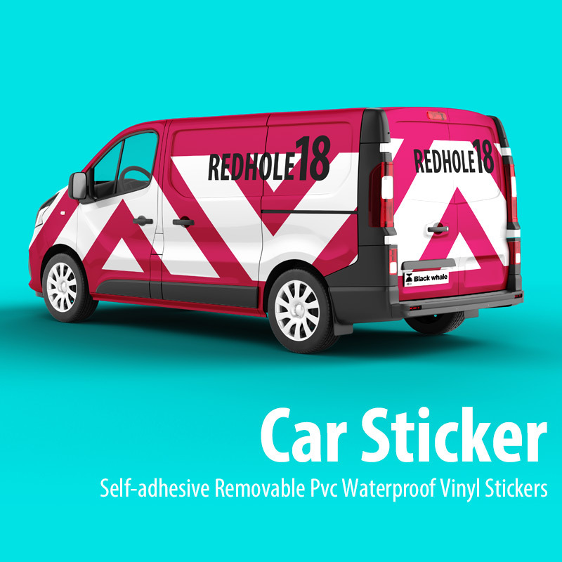 Car sticker. Long term sticker self-adhesive Removable Pvc Waterproof Vinyl Stickers For Outdoor Advertising