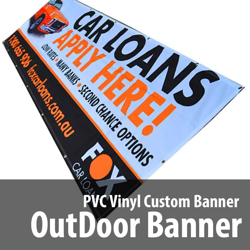 Outdoor Banner- PVC Vinyl Banner Outdoor (Single Side)