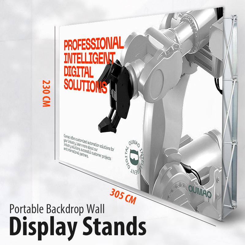 Portable Backdrop Wall Display Stands,Exhibition Wall Display Stands Banner