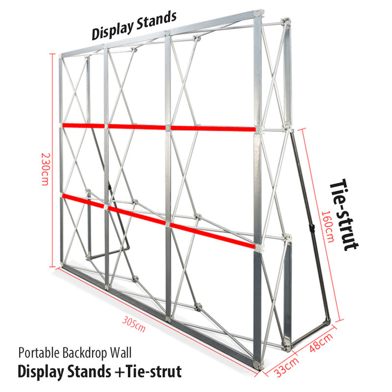 Portable Backdrop Wall Display Stands,Exhibition Wall Display Stands Banner