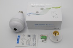 HD 1080P WIFI CAMERA 360°Panoramic Bulb Camera