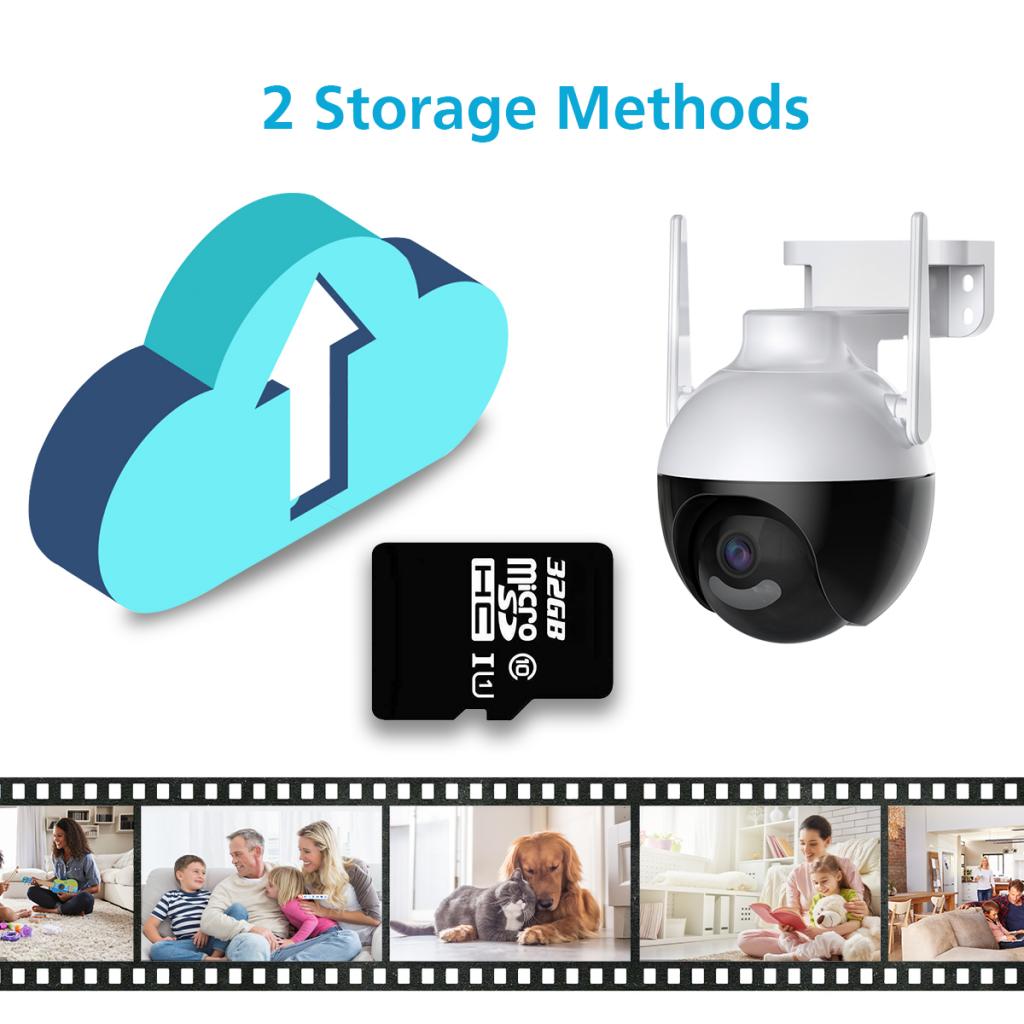 5MP Ultraclear Intelligent Full colar outdoor wifi camera night vision network Camera