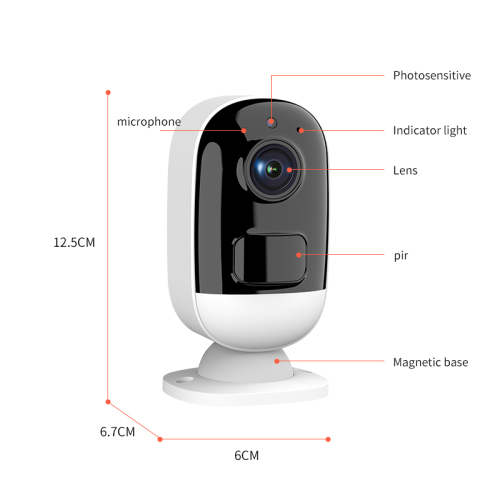 Full HD 1080P wifi networking Long Standby Pir human Detection TF Card solar panel Solar Camera