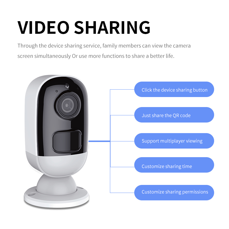 Full HD 1080P wifi networking Long Standby Pir human Detection TF Card solar panel Solar Camera