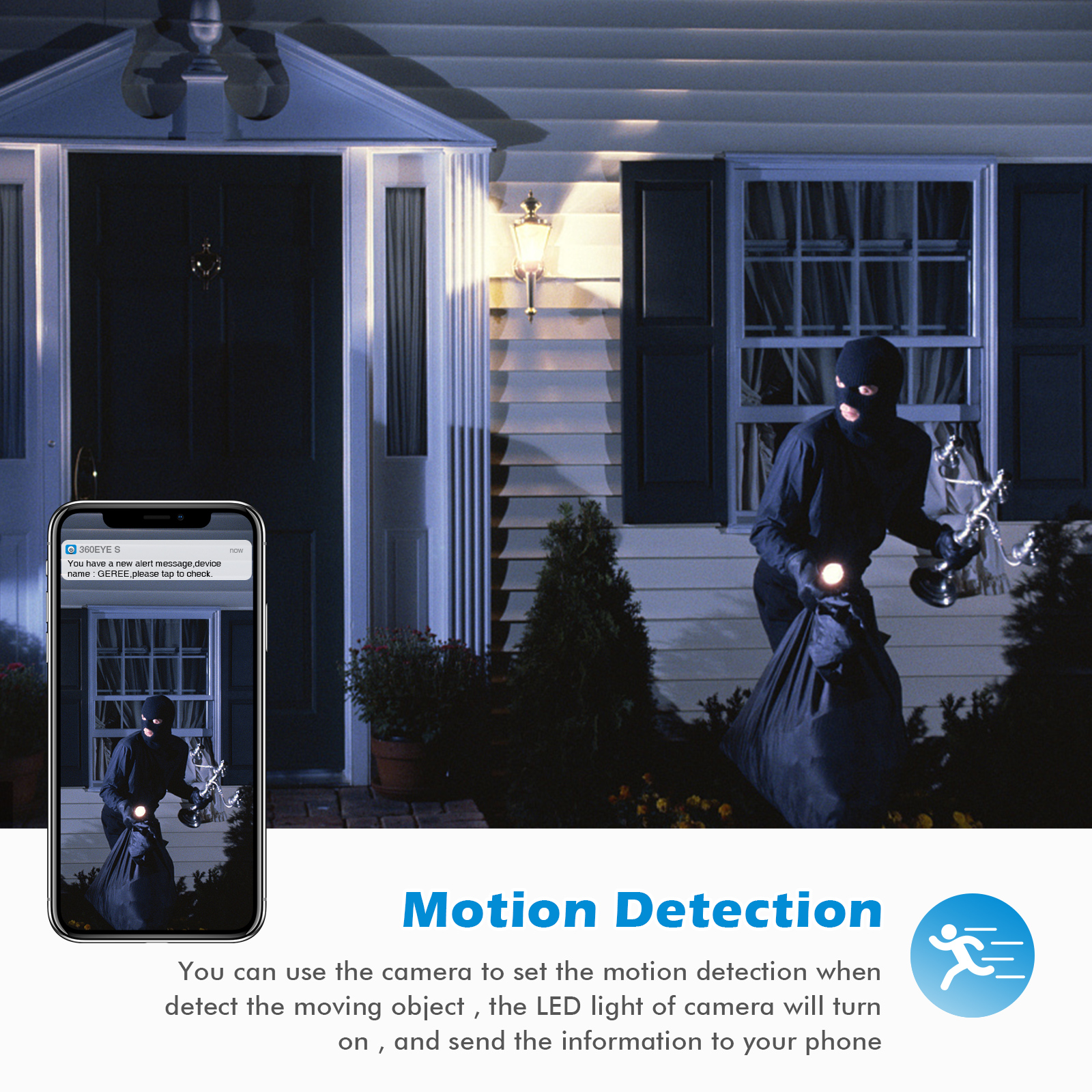 2MP HD IP66 WATERPROOF MOTION DETECTION WIFI IP CAMERA PTZ OUTDOOR CAMERA