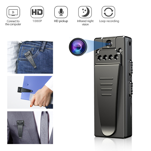 1080P HD pickup infrared night loop 360 degree recording micro USB port back chip HD meeting camera