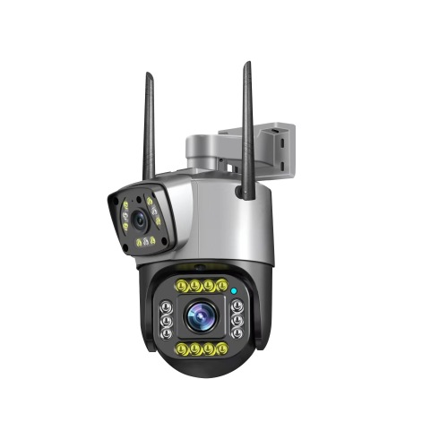New Wireless Auto Human Motion Tracking 4G CCTV Camera 3.5Inch 2MP 4MP V380 Pro Wireless IP Security Dual Lens PTZ Camera