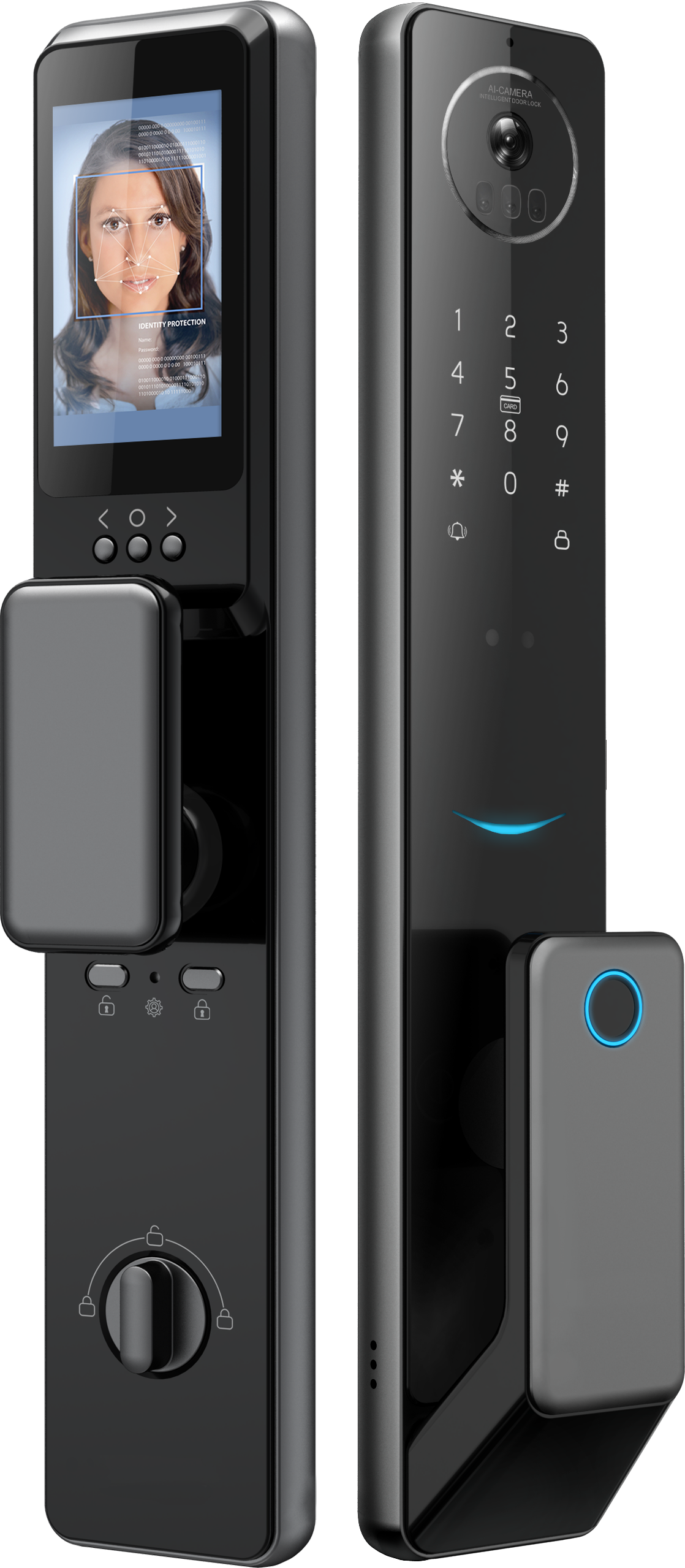 Best Selling Digital Lock Automatic Fingerprint Smart Face Lock With Camera And Doorbell