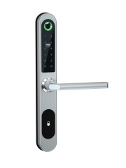 new Keyless Door Sliding Lock Aluminum Sliding Door Lock with Hook and Round Handle for Glass Sliding Door