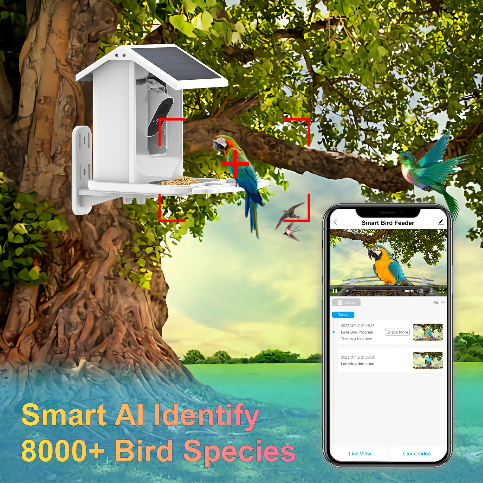 UBOX Wireless 4MP Dual Lens Outdoor security ptz solar camera 4g sim card cctv camera home guard dual lens ip cam 4g camera 4K