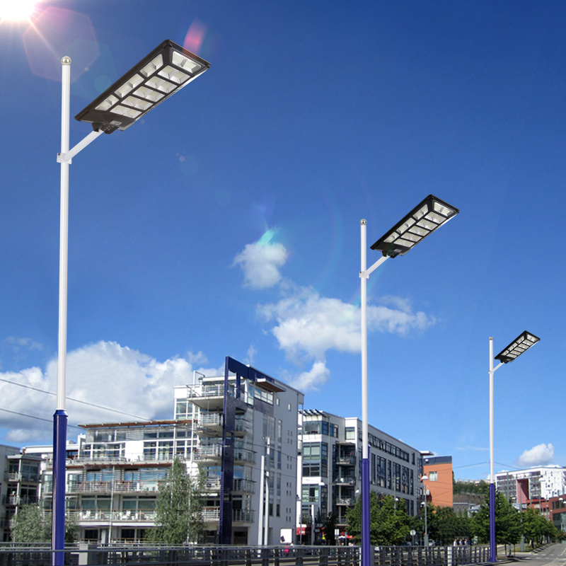High Watt All in one Solar Street Lights Outdoor Solar Lamp IP66 Waterproof Solar Flood Light with Remote Control