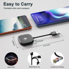 Smart Ai Box for USB Car Wireless CarPlay Android Auto Wired from Original Source Factory mobile map mobile music voice control