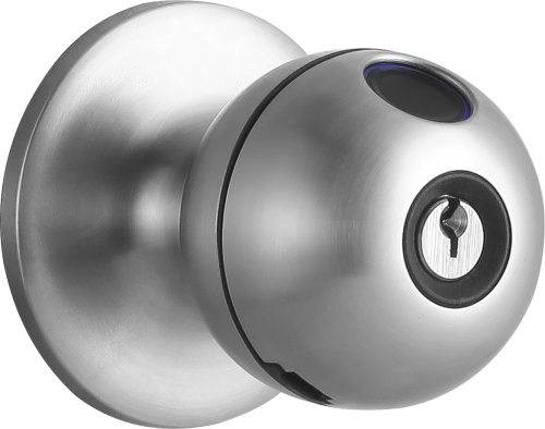 Smart Door Lock With Knob Fingerprint Lock For Bedroom Wood Door Fingerprint Smart Ball Lock