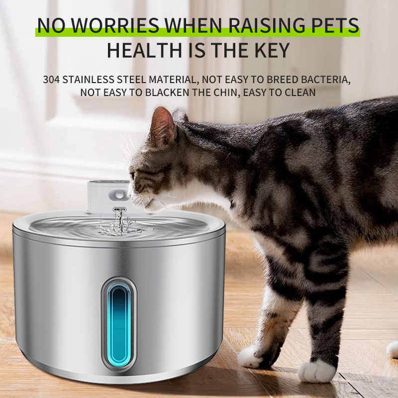 Stainless Steel Pet Water Fountain