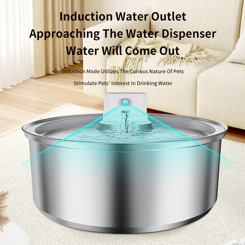 Stainless Steel Pet Water Fountain