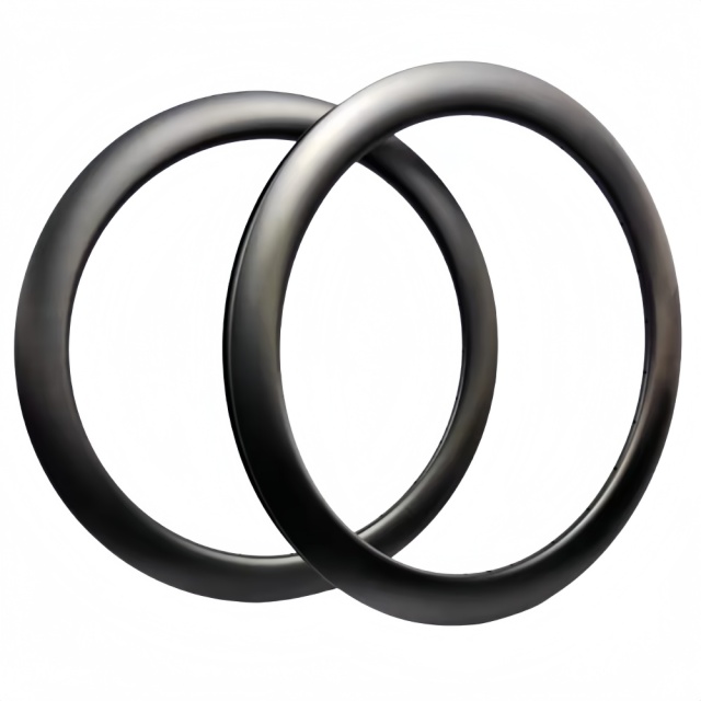 700C Road Bike Carbon Rim 25mm Width 55mm Depth Super Light Symmetry Tubeless Clincher Hookless T800 Carbon Rim