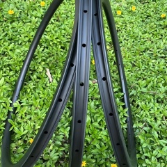 700C Road Bike Carbon Rim 32mm Width 50mm Depth Super Light Tubeless Disc Brake T800 Carbon Rim