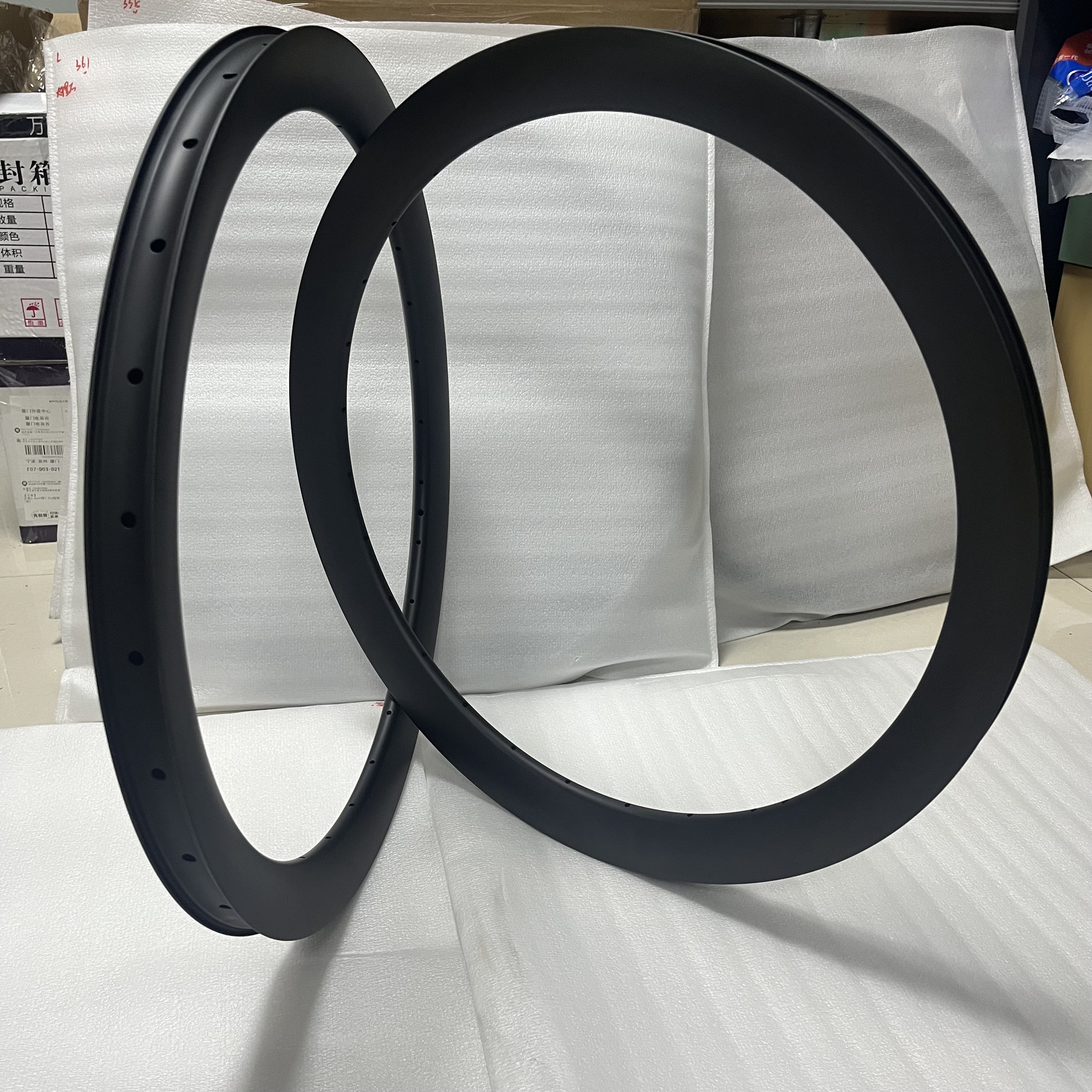 700C Road Bike Carbon Rim 38mm Width 49mm Depth Super Light Tubeless Disc Brake T800 Gravel Bike Carbon Rim