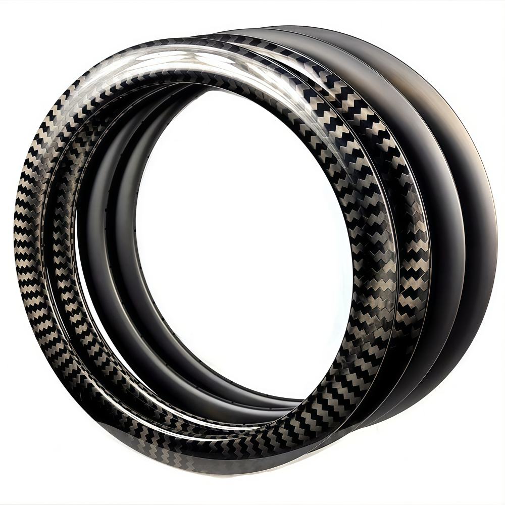 700C Road Bike Carbon Rim 38mm Width 50mm Depth Super Light Tubeless Disc Brake T800 Gravel Bike Carbon Rim