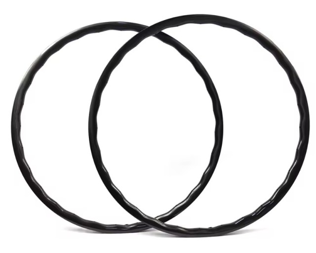 29er MTB Wave Carbon Rim 23mm Depth 33mm Width Tubeless Hookless Disc Brake 28 Hole MTB T800 Wave Carbon Rim