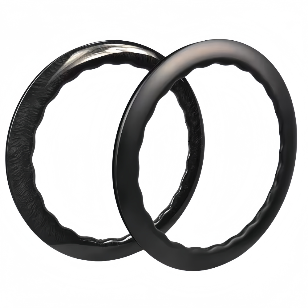 700C Road Bike Wave Carbon Rim 31mm Width 45mm Depth Tubeless 24Hole T800 Carbon Rim