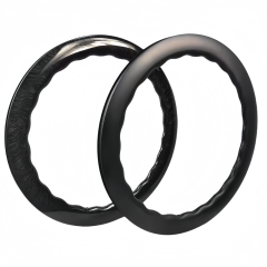 700C Road Bike Wave Carbon Rim 31mm Width 50mm Depth Tubeless 24Hole T800 Carbon Rim