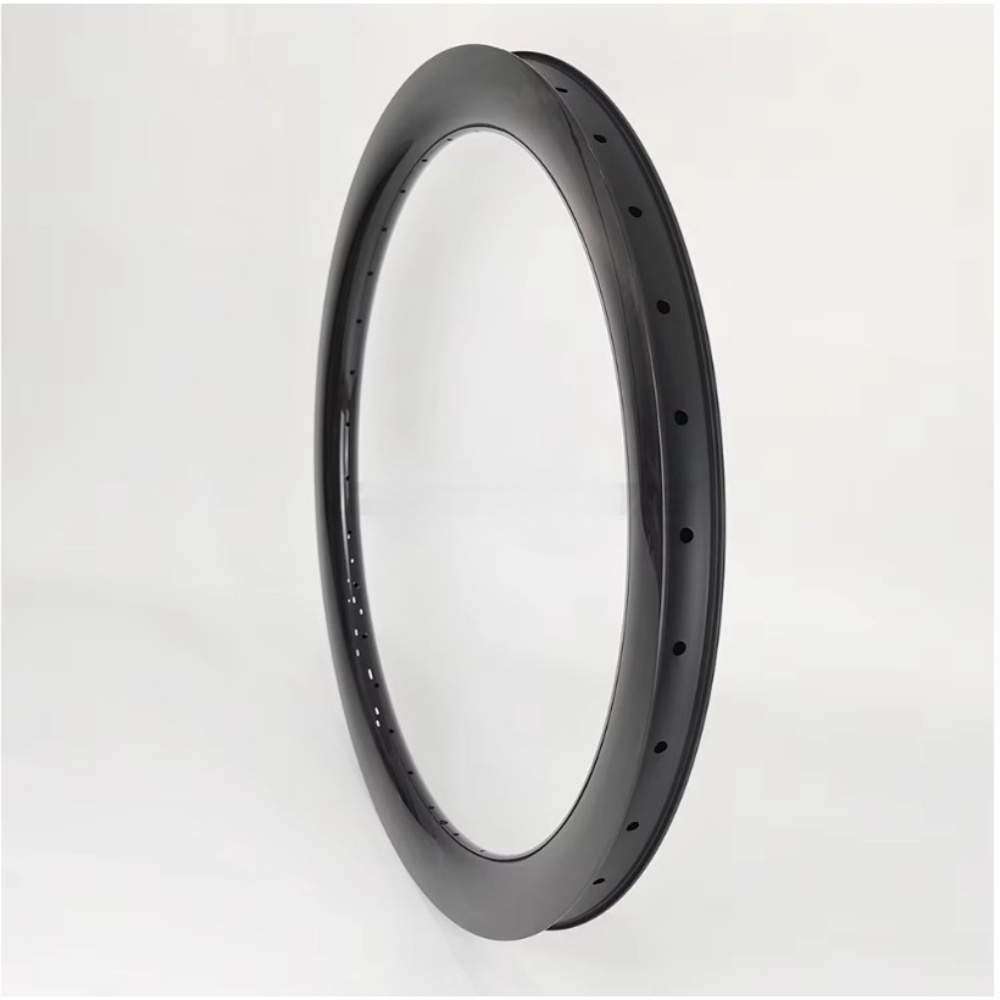 700C Road Bike Carbon Rim 38mm Width 54mm Depth Super Light Tubeless Disc Brake T800 Gravel Bike Carbon Rim