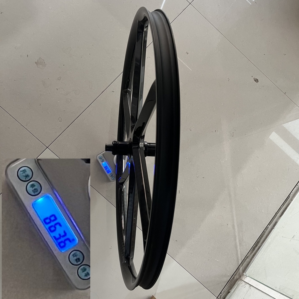 29er 6 Spokes Carbon Wheelset 36mm Wide 25mm Depth XC MTB Carbon Wheelset Tubeless Disc Brake