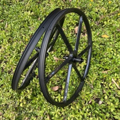 29er 6 Spokes Carbon Wheelset 36mm Wide 25mm Depth XC MTB Carbon Wheelset Tubeless Disc Brake