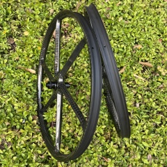 29er 6 Spokes Carbon Wheelset 36mm Wide 25mm Depth XC MTB Carbon Wheelset Tubeless Disc Brake