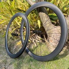 700C Road Bike Carbon Wheelset 30mm Width 30 35 40 45 50 55 60mm Depth Super Light Tubeless Road bicycle Wheelset