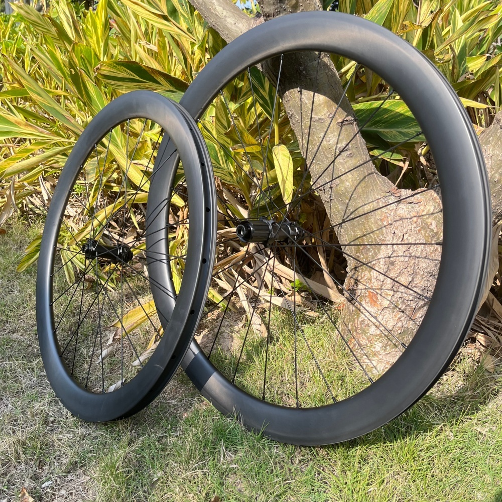 700C Grave Bike Carbon Wheelset 38mm Width 30 35 40 45 50 55 60mm Depth Super Light Tubeless Gravel bicycle Wheelset