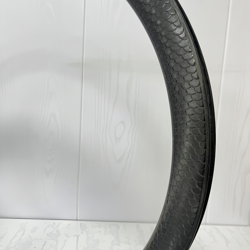 700C Road Bike Carbon Rim 31mm Width 50mm Depth Super Light Tubeless Disc Brake T800 Road Bike Carbon Rim