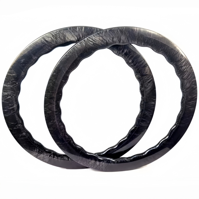 700C Road Bike Wave Carbon Rim 31mm Width 50mm Depth Tubeless 24Hole T800 Carbon Rim