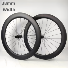700C Grave Bike Carbon Wheelset 38mm Width 30 35 40 45 50 55 60mm Depth Super Light Tubeless Gravel bicycle Wheelset