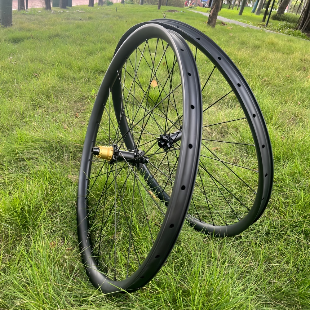 29er MTB Carbon Wheelset 25mm Depth 30 33 35 36 38mm Width Super Light Tubeless Disc Brake 29er MTB Carbon Wheelset