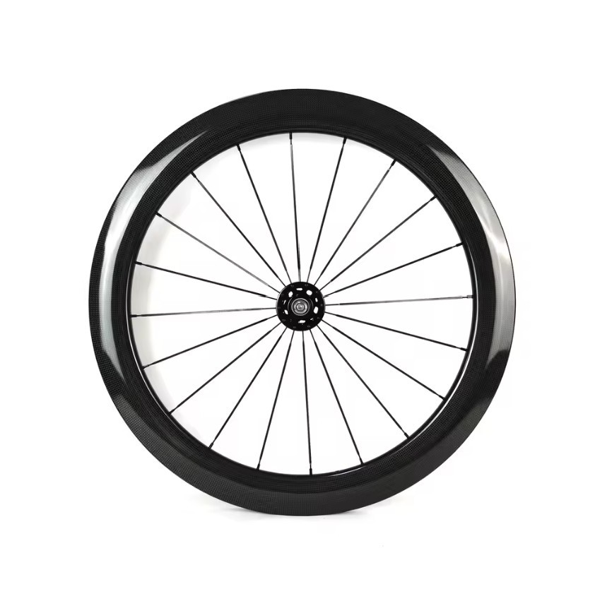 700C Road Track Fixed Gear Bicycle Carbon Fiber Bike Wheel Depth 88mm Width 23/25mm Clincher/Tubeless