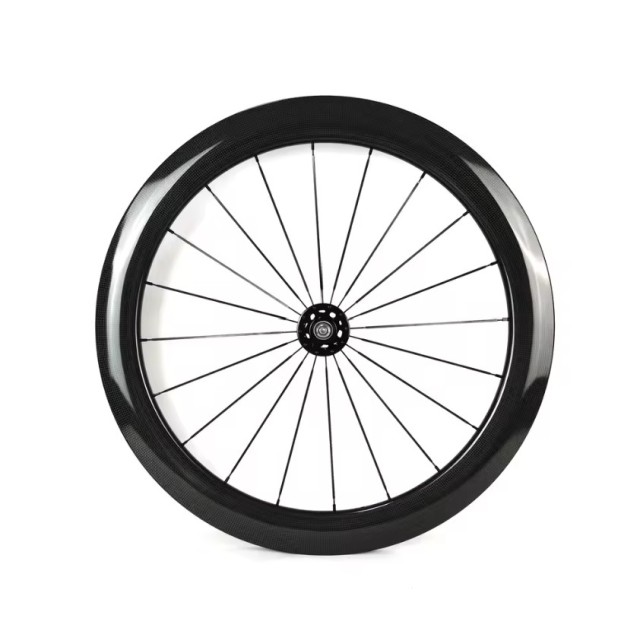 700C Road Track Fixed Gear Bicycle Carbon Fiber Bike Wheel Depth 88mm Width 23/25mm Clincher/Tubeless