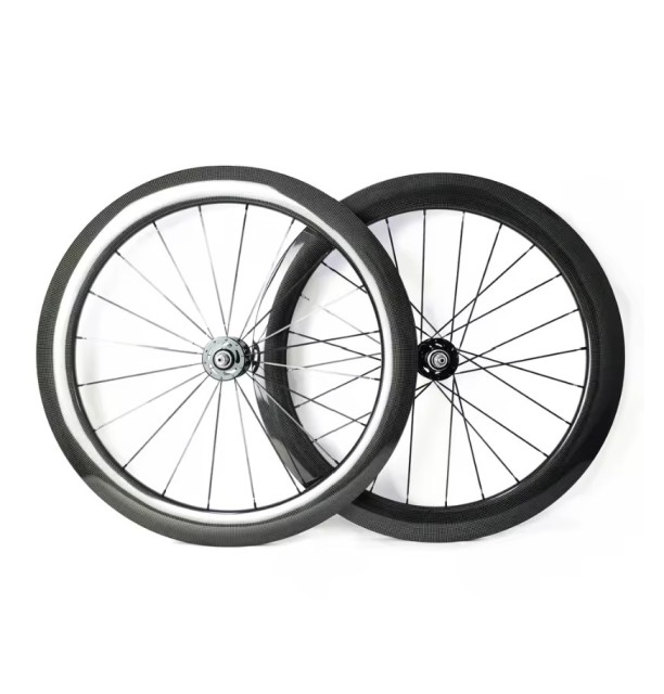 700C Road Track Fixed Gear Bicycle Carbon Fiber Bike Wheel Depth 88mm Width 23/25mm Clincher/Tubeless