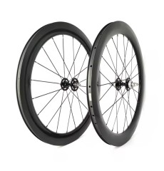 700C Road Track Fixed Gear Bicycle Carbon Fiber Bike Wheel Depth 88mm Width 23/25mm Clincher/Tubeless