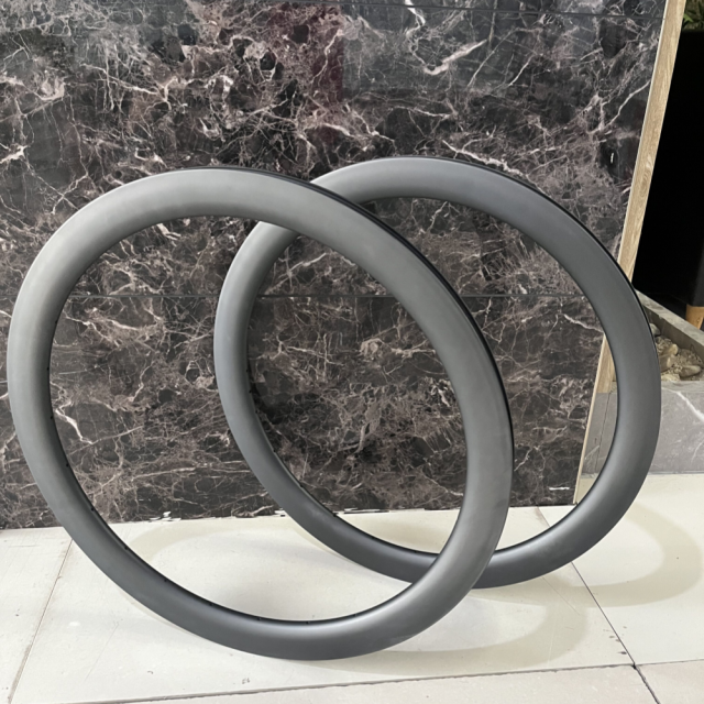 700C Road Bike Carbon Rim 34mm Width 40mm Depth Super Light Tubeless Disc Brake T800 Carbon Rim
