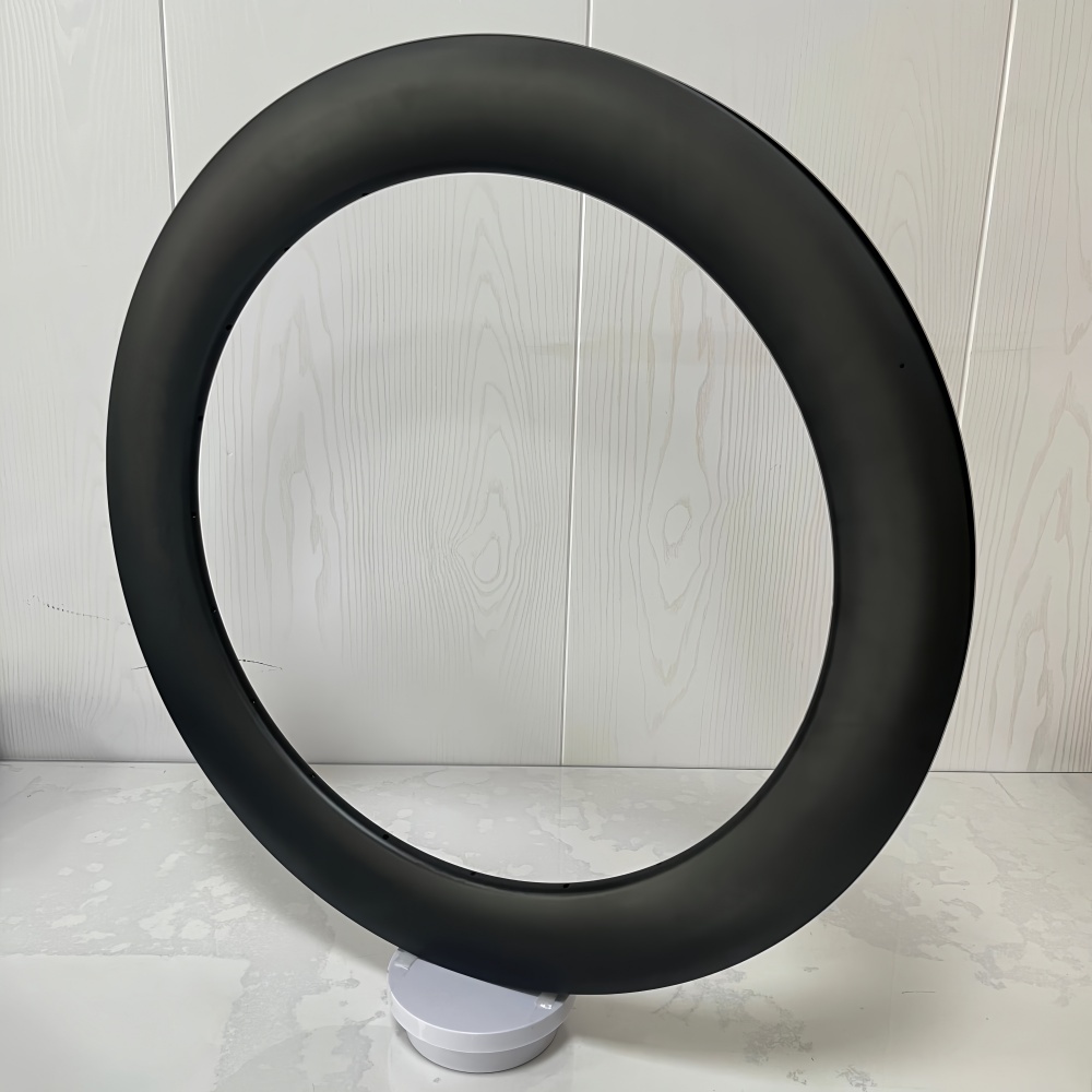 700C Road Bike Carbon Rim 34mm Width 80mm Depth Super Light Tubeless Disc Brake T800 Carbon Rim