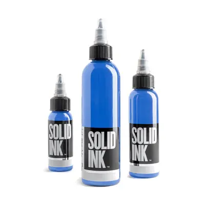 Nice Blue Solid Ink