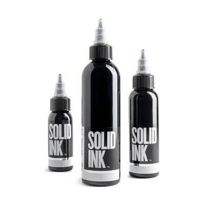 Matte Black Solid Ink 1oz