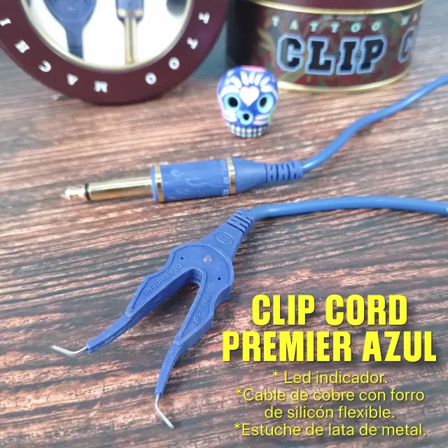 Clip Cord  Premier Azul estuche Lata