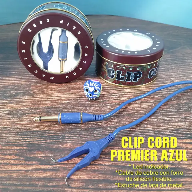 Clip Cord  Premier Azul estuche Lata