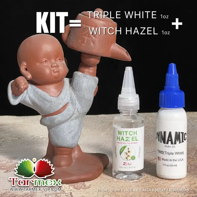 Kit de Triple White 1 oz + Witch Hazel Zita 1oz